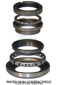 Product image: Sifam - COL940 - Steering Stem bearing - Yoke  Yamaha SUP YP400 Int: 29.8mm - Ext: 55mm Ball bearing top side 