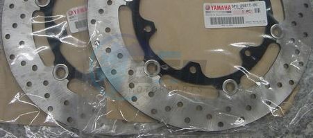 Product image: Yamaha - 5PX2581T0000 - DISK BRAKE ASSY   0