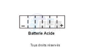Product image: Kyoto - 712152 - Battery Ytx14ah-lbs - Ss Entr.Acid L 134mm  W 89mm  H 166mm 12v 12ah Acid 0,69l 
