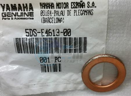 Product image: Yamaha - 5DSE46130000 - EXHAUST PIPE GASKET   0