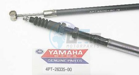 Product image: Yamaha - 4PT263350000 - CABLE, CLUTCH MY96~02  0