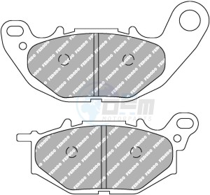 Product image: Ferodo - FDB2280ST - Brakepad Sinter metal Sinter Grip Road 