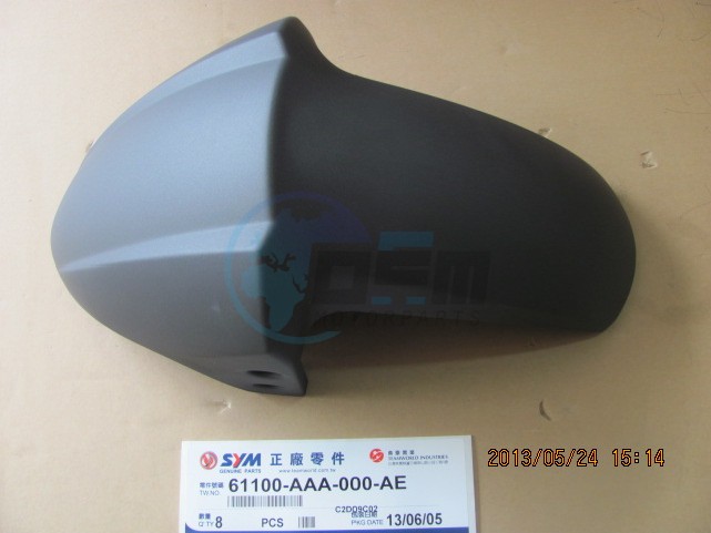 Product image: Sym - 61100-AAA-000-AE - FR.FENDER COMP GY7450U  0