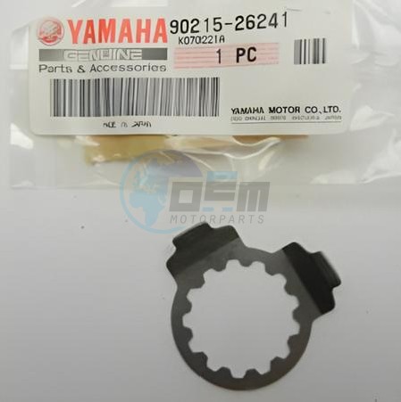 Product image: Yamaha - 902152624100 - WASHER, LOCK  0