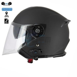Product image: S-Line - JKY1F1002B - Helmet Jet INTERCOM Kyle S770 - Black Mat - Size S - Bluetooth intégré 