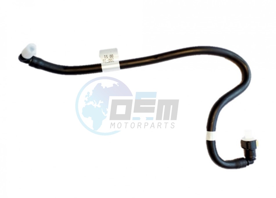 Product image: Vespa - 1B001000R - Fuel pipe complete with joints   0