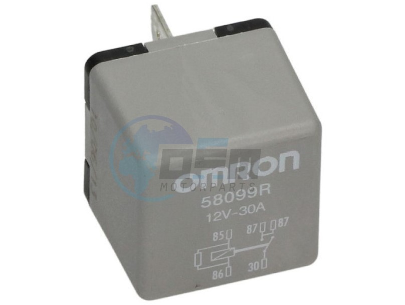 Product image: Vespa - 641933 - Relay with resistance 12V-30A   0