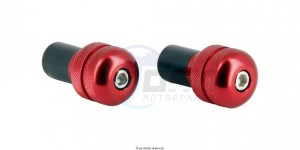 Product image: Sifam - EMBOU18 - Bar ends Molette Ø17 Red   
