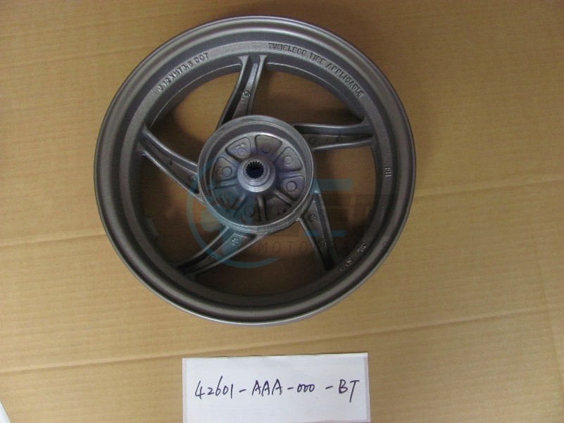 Product image: Sym - 42601-AAA-000-BT - RR. WHEEL CAST  0