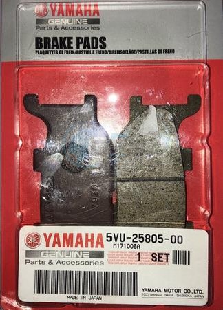 Product image: Yamaha - 5VU258050000 - BRAKE PAD KIT  0