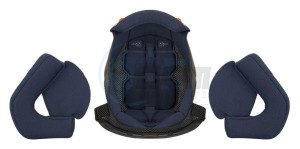 Product image:  - JTRAC04D - Inner lining Blue for Helmet Jet TROOPER S769 - Size L 