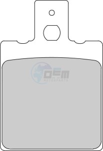 Product image: Ferodo - FDB207ST - Brakepad Sinter metal Sinter Grip Road 