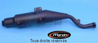 Product image: Marving - 01E22V - Silencer  EDR R 80 GS Not Approved Black   1
