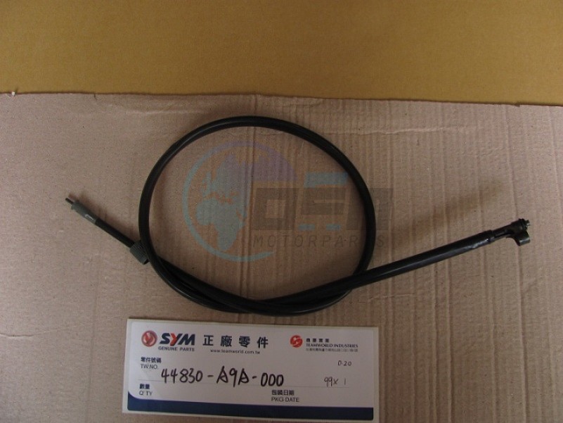 Product image: Sym - 44830-A9A-000 - SPEEDOMETER CABLE COMP  1