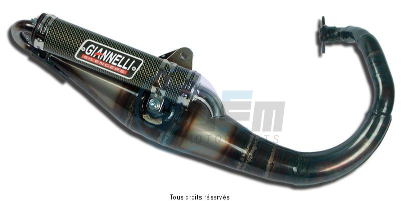 Product image: Giannelli - 31601E - Exhaust REVERSE  NRG MC3 IE  NRG 50 POWER PUREJET POWER DD  TYPHOON-RUNNER CEE Silencer Kevlar  0