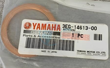 Product image: Yamaha - 3EG146130000 - GASKET, EXHAUST PIPE  0