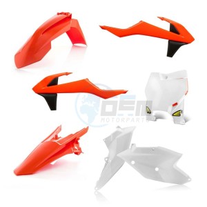 Product image: Cycra - 0024464-553-016 - COVER KIT 5 ELEMENTS KTM SX/SXF 16 