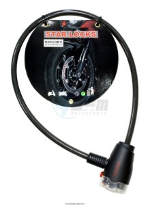 Product image: Star Lock - ROCCOB11 - Steel cable lock Ø 10mm x 650mm Lumineux 