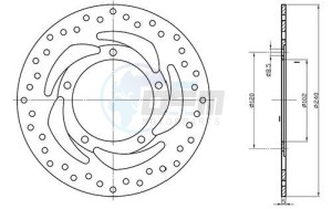 Product image: Sifam - DIS1367 - Brake Disc DIS1367 Ã˜240mm 