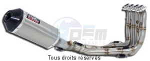 Product image: Giannelli - 73734T6SY - Silencer Supersport  CBR 1000 RR  '08/10 Hom. Silencer  SlipOn Titanium + End cap Carbon 