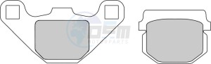 Product image: Ferodo - FDB313SG - Brakepad Sinter metal Sinter Grip Off Road 