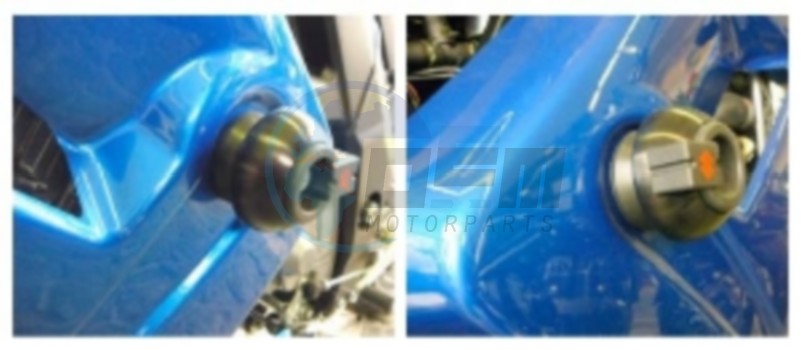 Product image: Suzuki - 990D0-16G40-CWL - CRASH PADS FOR TCP-COWLINGS  0