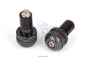 Product image: Sifam - EMBOU19 - Bar ends Molette Ø17 Carbon   