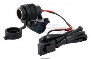 Product image: Sifam - HPC102 - ChargerHandlebar Allume Cigare Protection Rubber-12V 120W For Alim + Communication 