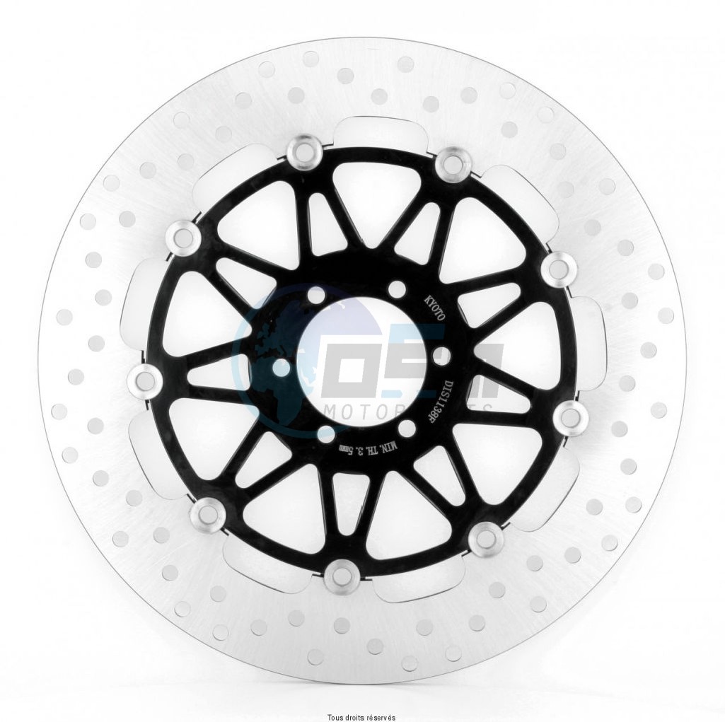 Product image: Sifam - DIS1138F - Brake Disc Yamaha Ø320x80x64  Mounting holes 6xØ8,5 Disk Thickness 4  ET-Offset 10  0