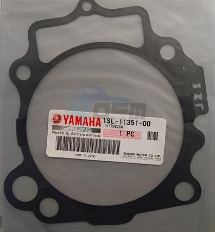 Product image: Yamaha - 1SL113510000 - GASKET, CYLINDER  0