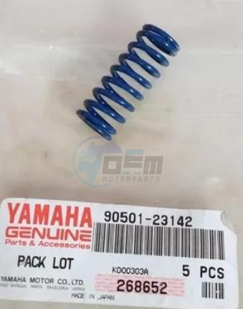 Product image: Yamaha - 905012314200 - SPRING,COMPRESSION 2561633310  0