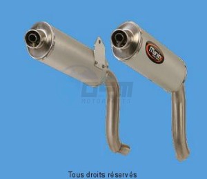 Product image: Marving - 01ALD998EU - Silencer  SUPERLINE 998 Approved - Sold as 1 pair Big Oval Alu  