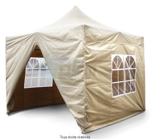 Product image: Sifam - BARNUM9 - Tent 3x3m Abricot Polyester/ Structure Reinforced Steel/Montage Button Push Button/ 