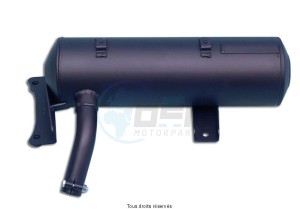 Product image: Marving - 01HMS1 - Silencer  Rond CN 250 SCOOTER Approved Ø114 Black  