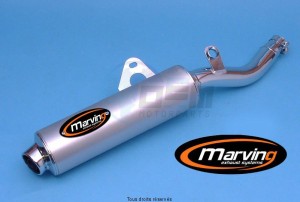 Product image: Marving - 01SA49 - Silencer  AMACAL DR 650 RS/RSE Approved Ø100 Chrome Cover Alu 