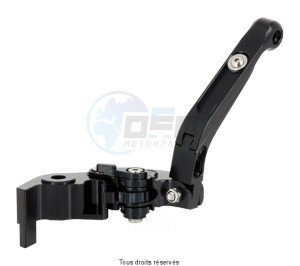 Product image: Sifam - KL21N - Kit Levers CNC Adjustable and Foldable - Anodised Black Sold as 1 pair 