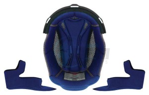 Product image: S-Line - IFVAC02E - Inner lining Blue for Helmet Full Face VENGE S441 - Size XL 