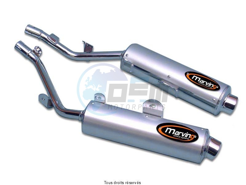 Product image: Marving - 01AA59 - Silencer  AMACAL 650 PEGASO Approved - Sold as 1 pair Ø100  1