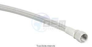 Product image: Goodridge - GDB500C - Hose 500mm - Brake, Pre pressed with transparent lining   