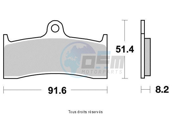 Product image: Sifam - S1437N - Brake Pad Sifam Sinter Metal   S1437N  1