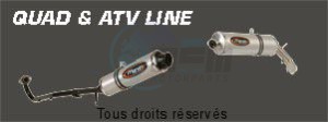 Product image: Marving - 01SESM38 - Silencer  ATV LINE 125/150/170/250 Approved Rond Ø 100 Alu  