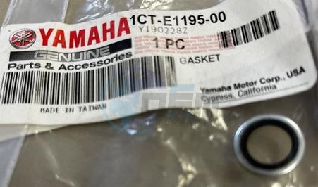 Product image: Yamaha - 1CTE11950000 - GASKET  0