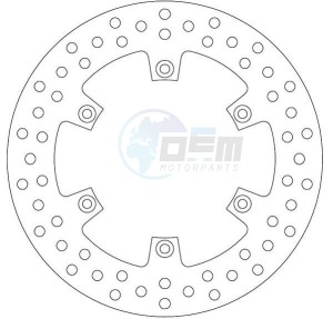 Product image: Ferodo - FMD0207R - Brake disc fixed BMW - with homologation TUV 