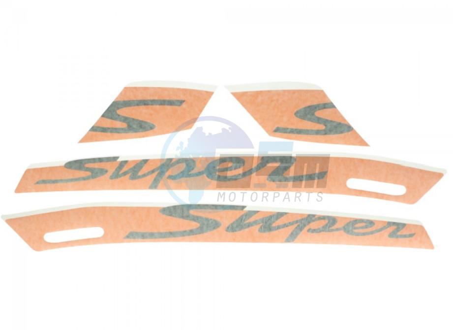 Product image: Vespa - 67333600A4 -  """""Super"""" label kit"" "  0