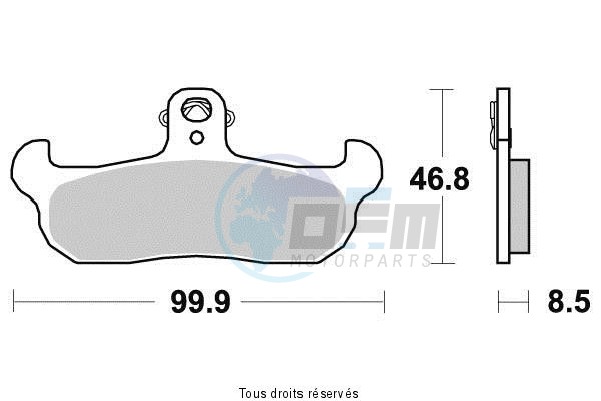 Product image: Sifam - S1942N - Brake Pad Sifam Sinter Metal   S1942N  1