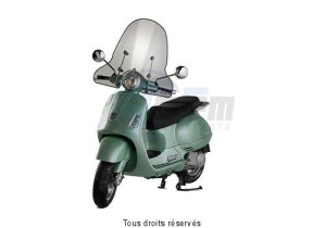 Product image: Fabbri - PAR2090A - Windscreen Piaggio Vespa Gt 05- High without top edge  