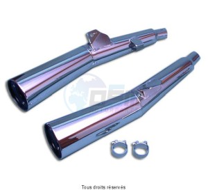 Product image: Marving - 01Y2002 - Silencer  MASTER XJ650/750/900 Approved - Sold as 1 pair Chrome  