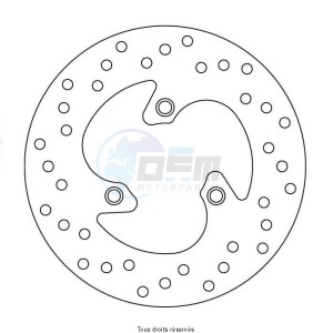 Product image: Sifam - DIS1064 - Brake Disc Honda  Ø160x39  Mounting holes 3xØ10,5   