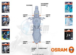 Product image: Osram - KITAMP03NR1 - Light Light bulb kit Honda CBF 125 2008-   