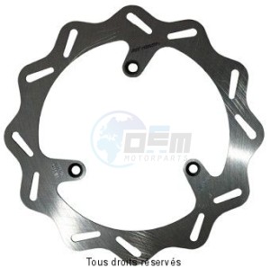 Product image: Sifam - DIS1089W - Brake Disc KTM 65 Left  98-03 Ø198x104x89  Mounting holes 3xØ6,5 Disk Thickness 3 